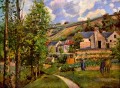 die Einsiedelei bei Pontoise 1874 Camille Pissarro Szenerie